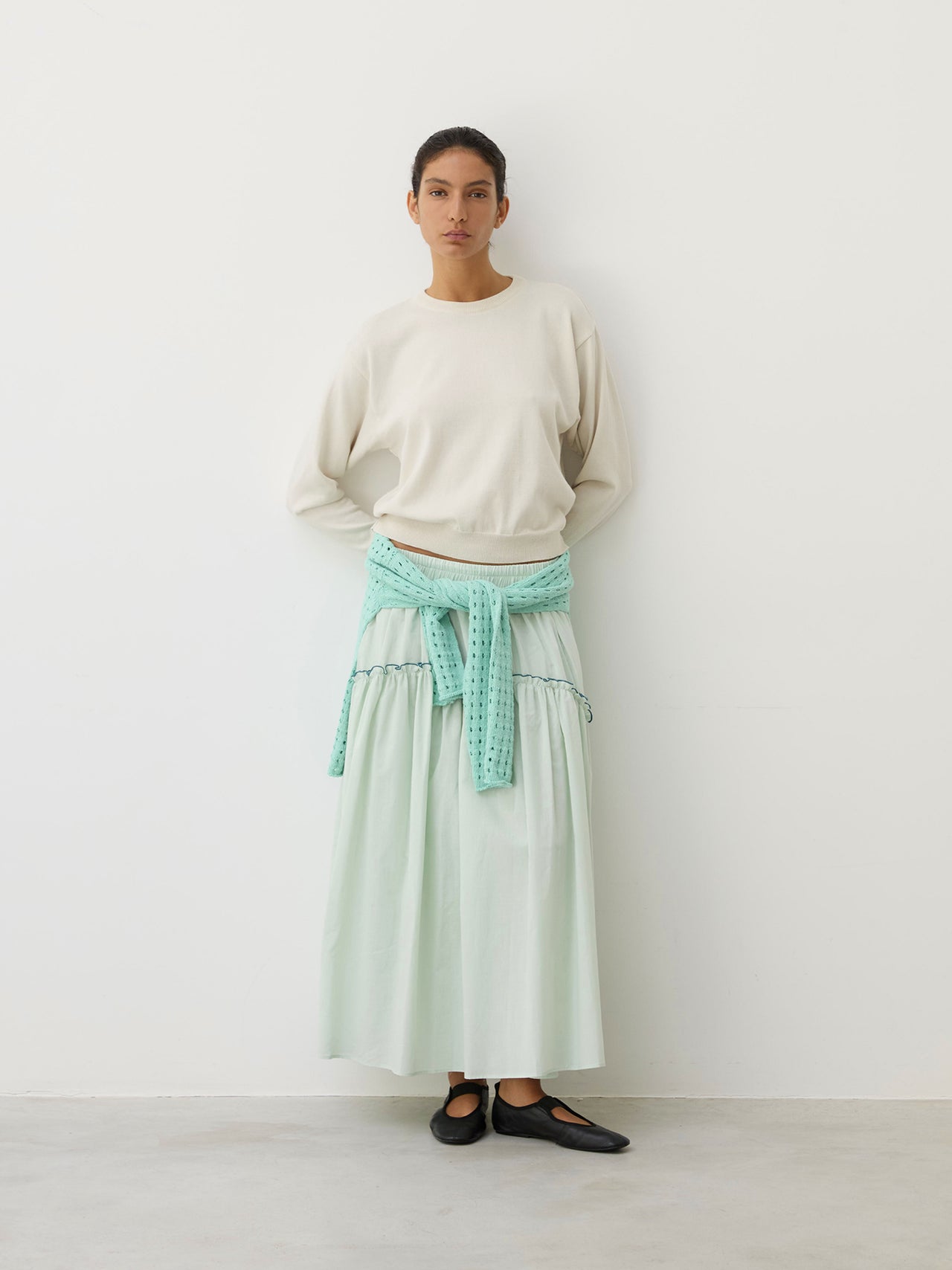 Costa Sweater White Smoke