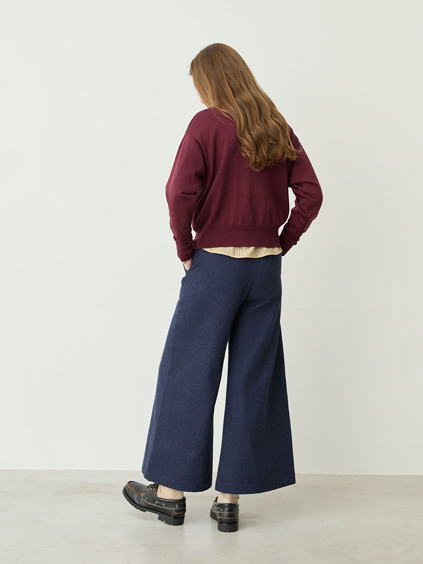 Freya Merino Sweater Burgundy