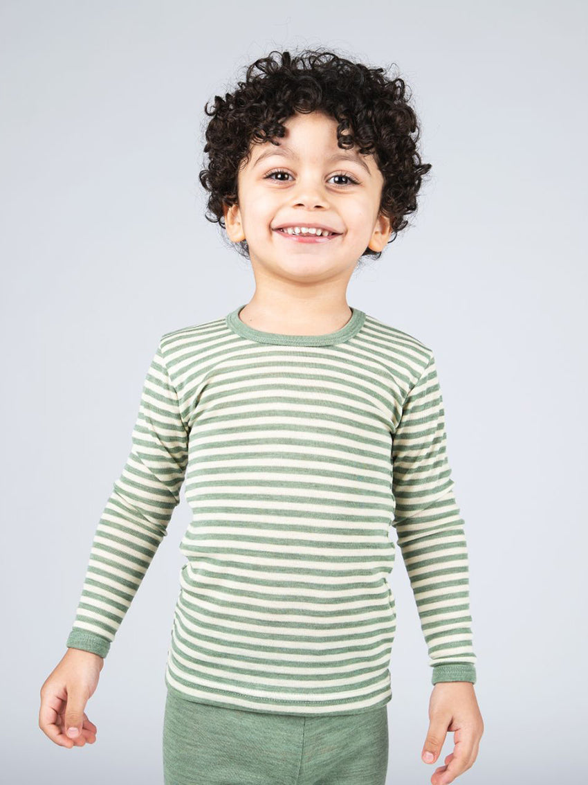 Wool Longsleeve Sage/Nature