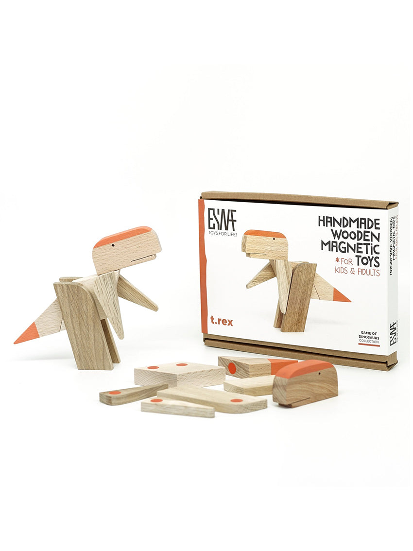 T-Rex Wooden Magnetic Gift Toy