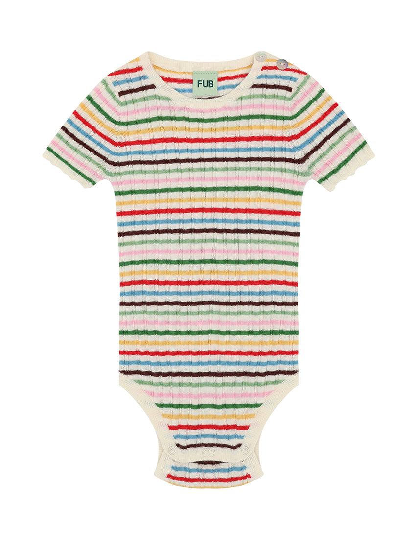 Baby Rib Body Multi Stripe