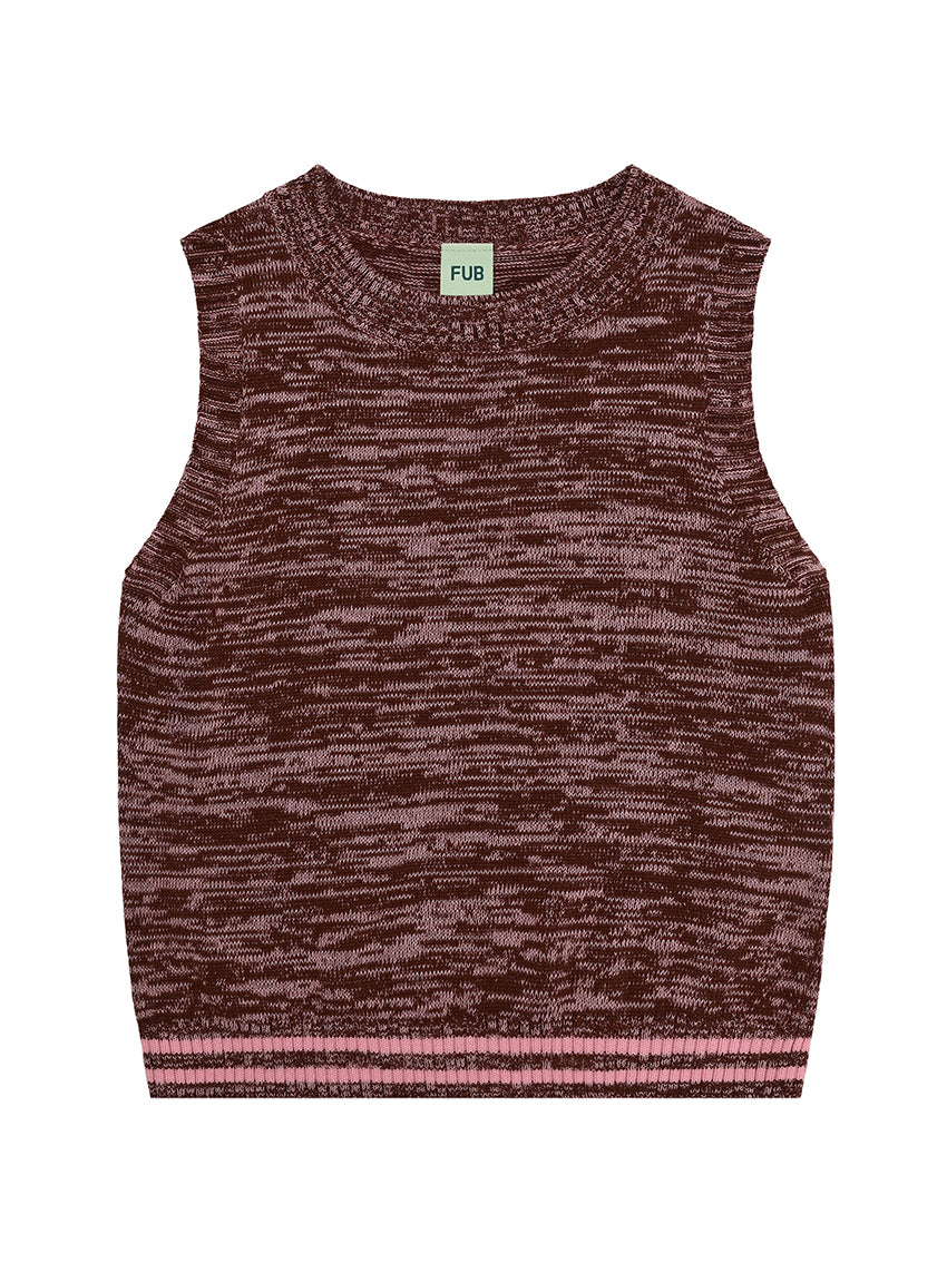 Vest Candy/Maroon Melange