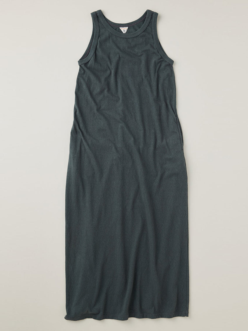 Eliza Dress Charcoal Khaki