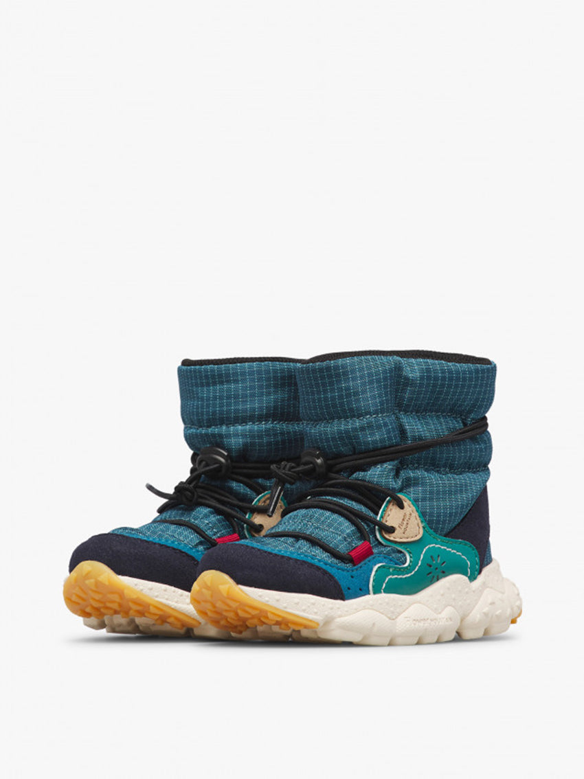 Kuki Junior Sneaker Navy-Petrol-Green
