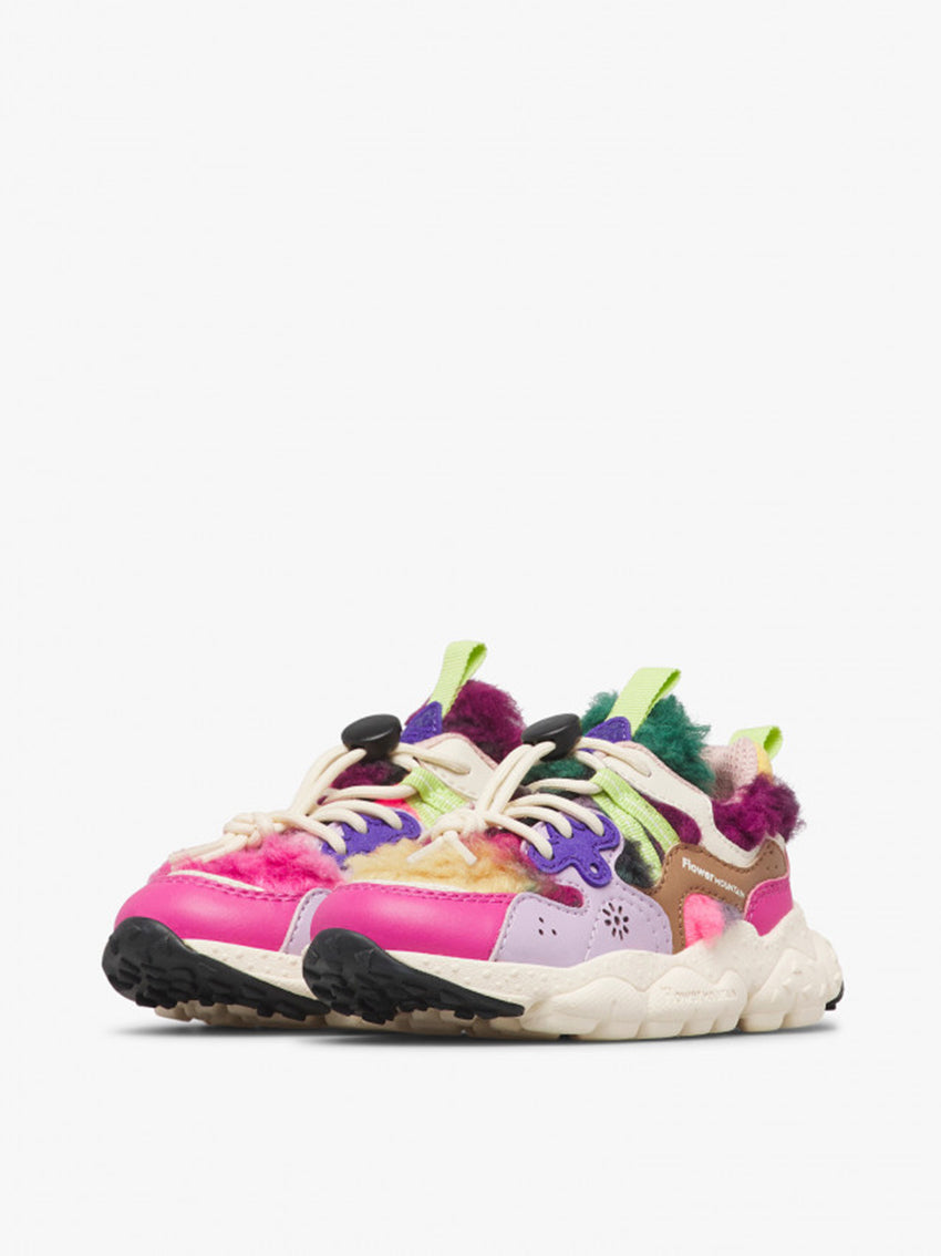 Yamano 3 Junior Sneaker Bordeaux-Violet-Brown