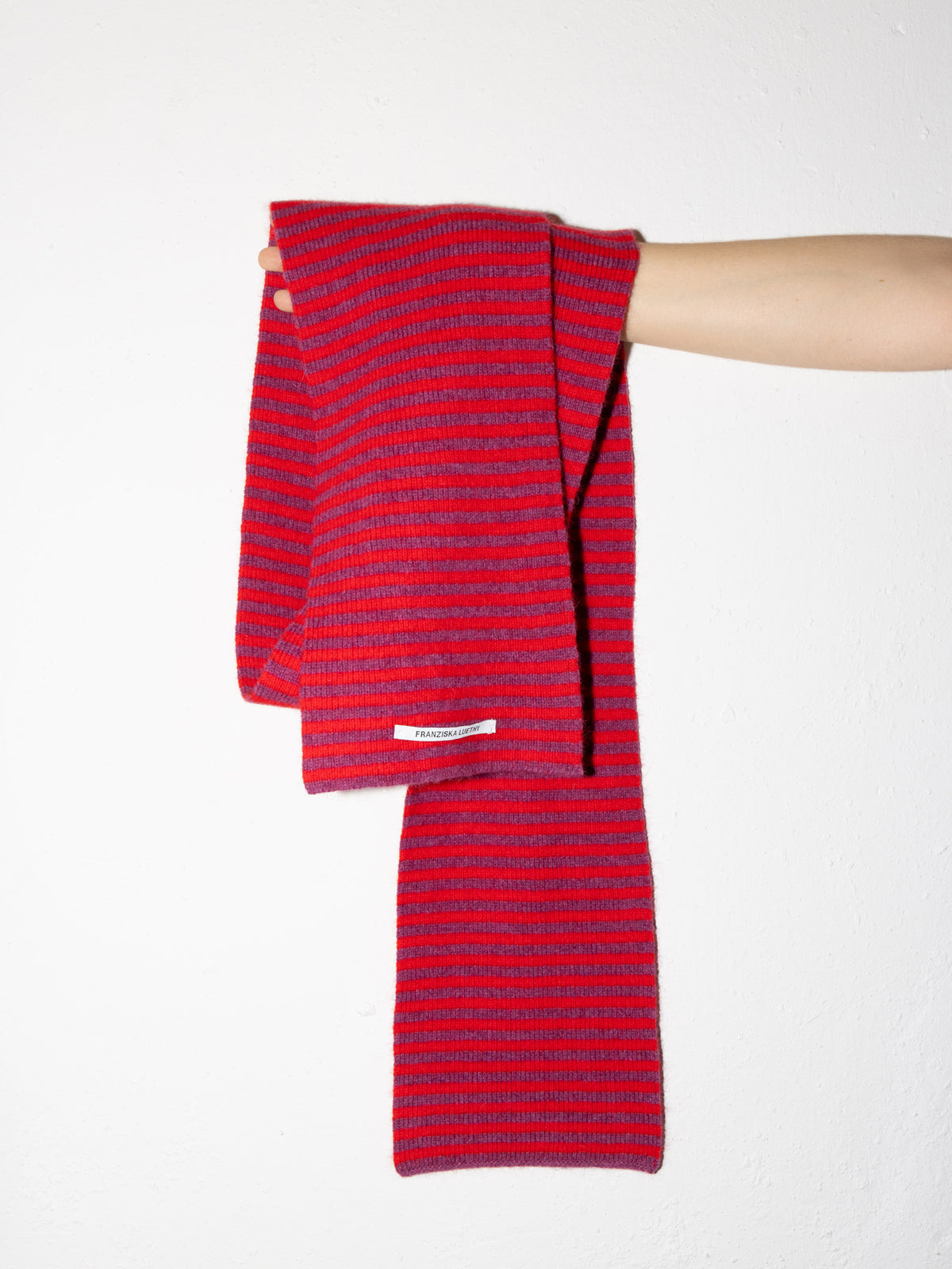 Rami Scarf Grape Signal Red