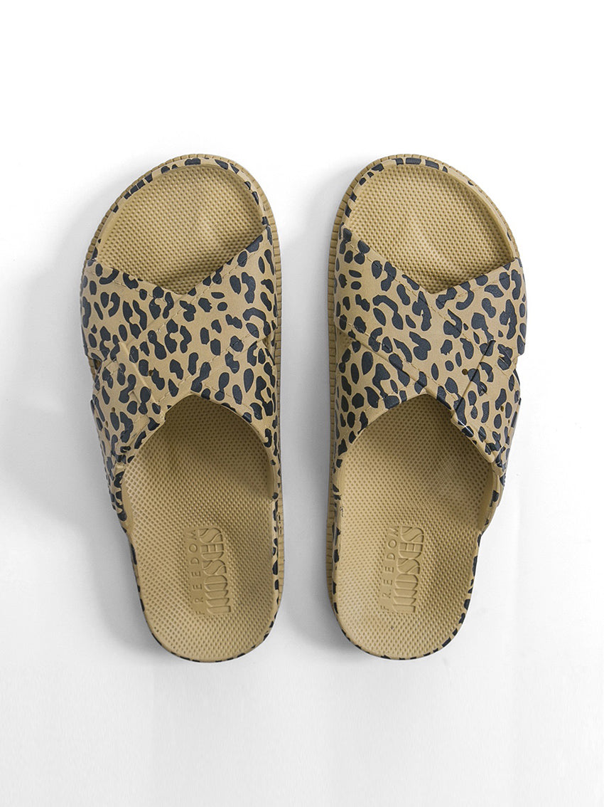 X Leo Slides Khaki