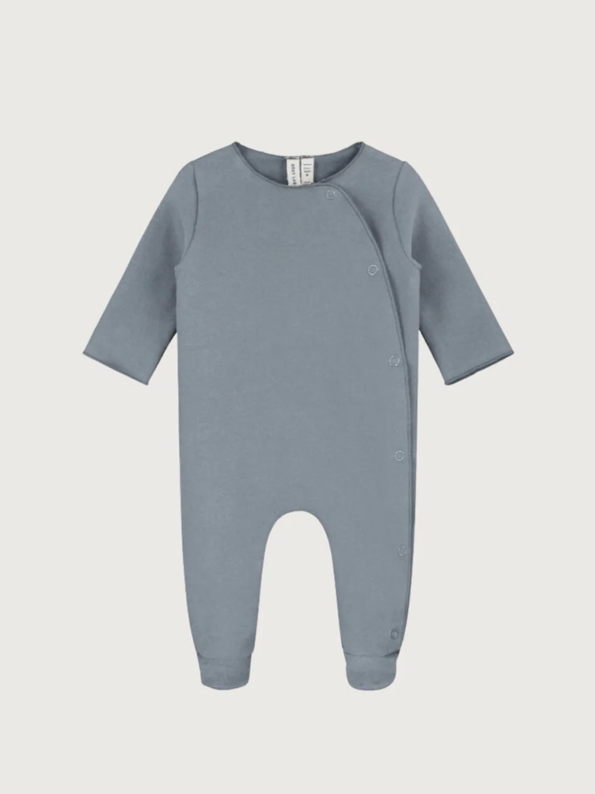 Newborn Suit With Snaps Stone Gray