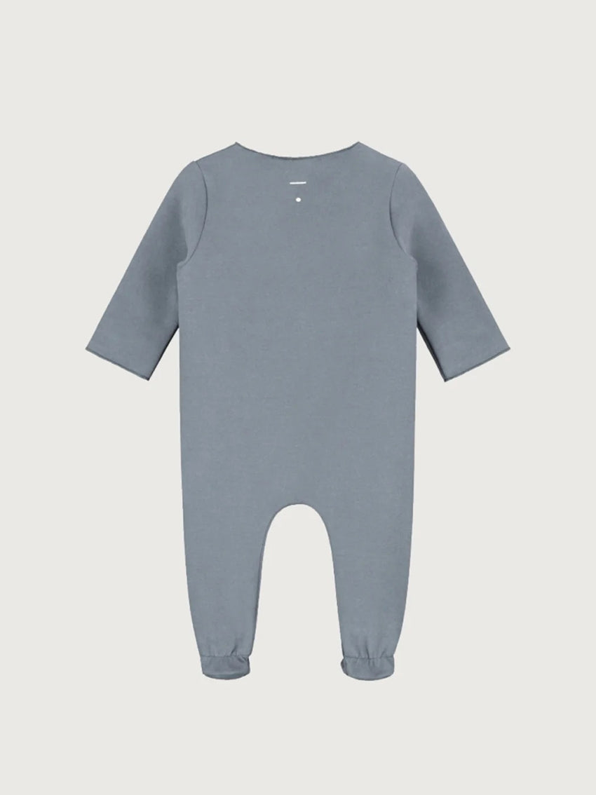 Newborn Suit With Snaps Stone Gray