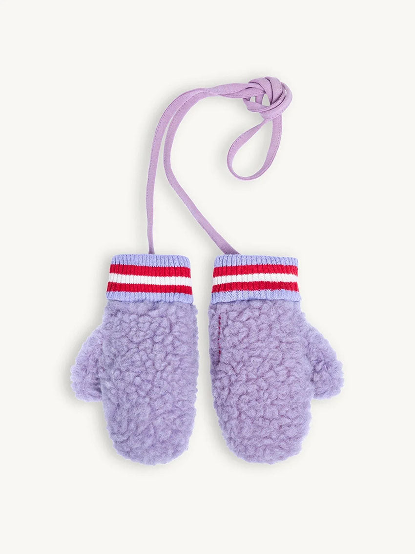 Wool Mittens Lilac Cloud