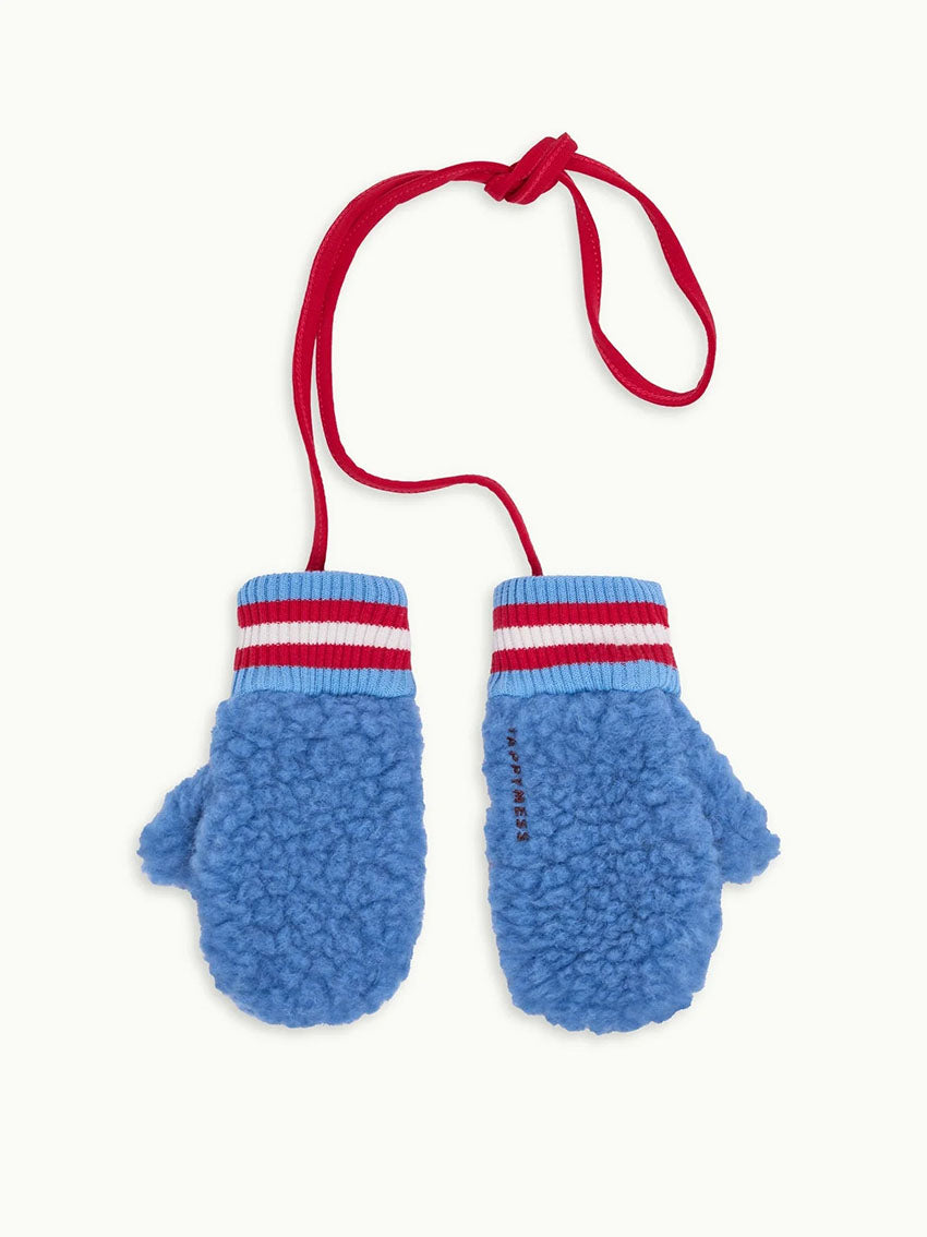 Wool Mittens Ice Blue