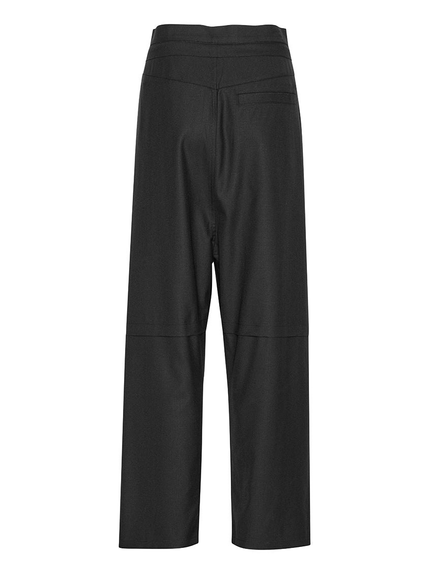 Drawstring Pants Tropical Black