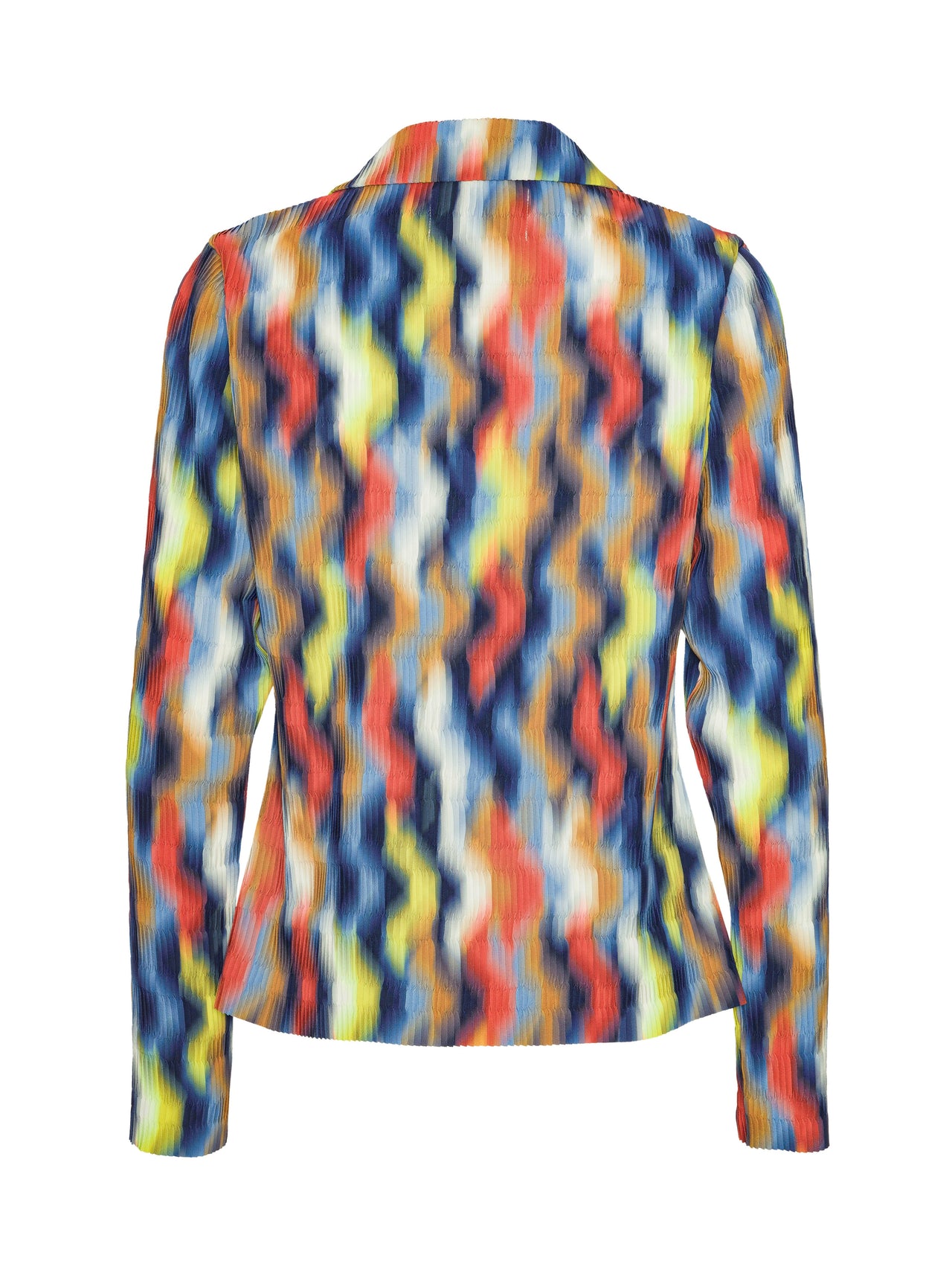 Plissé Blazer Wavy Cubes