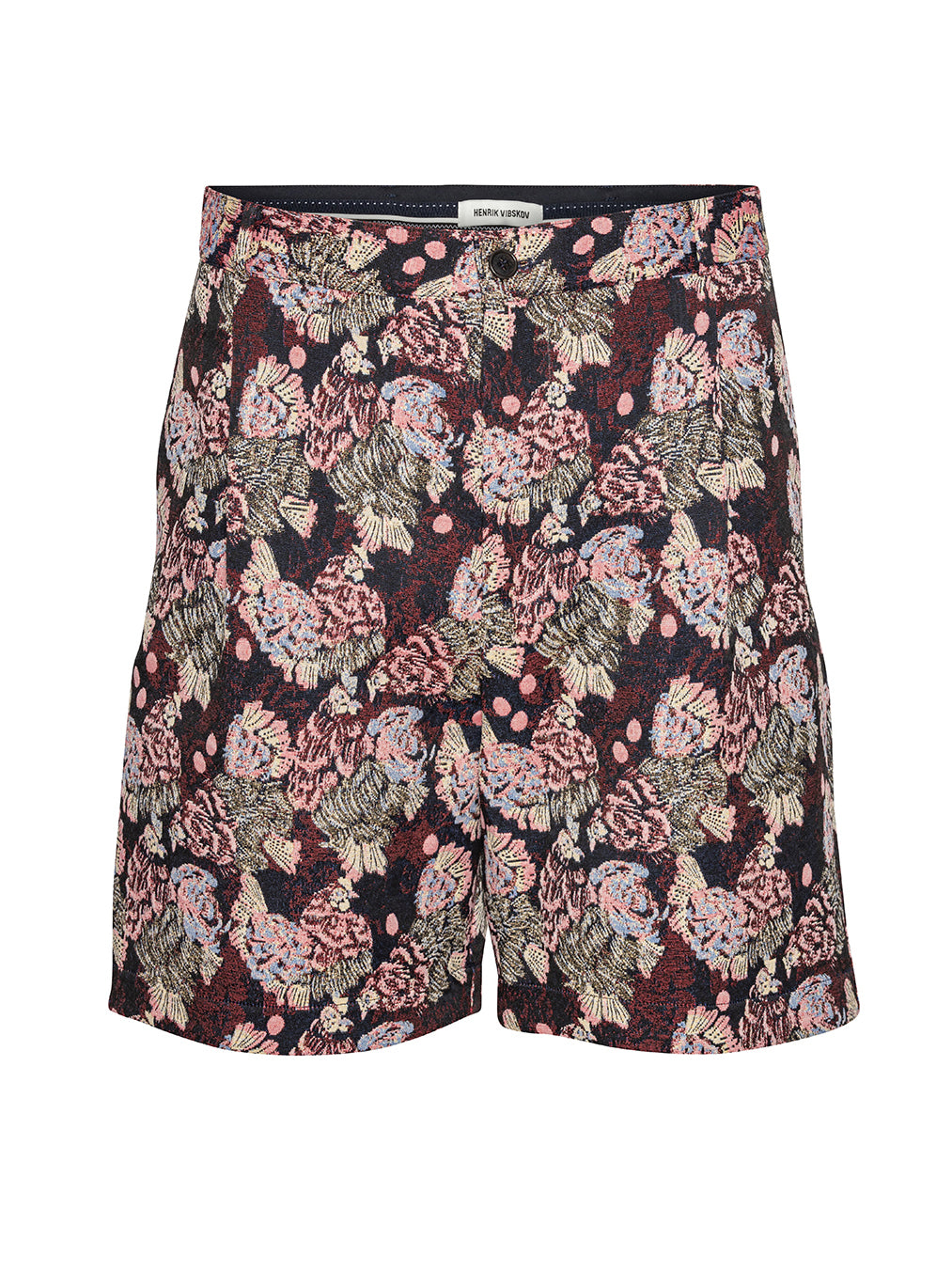 Claus Shorts Navy Chickens