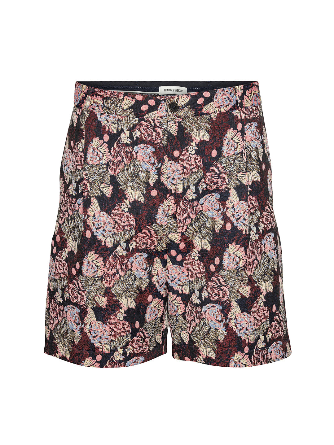 Claus Shorts Navy Chickens