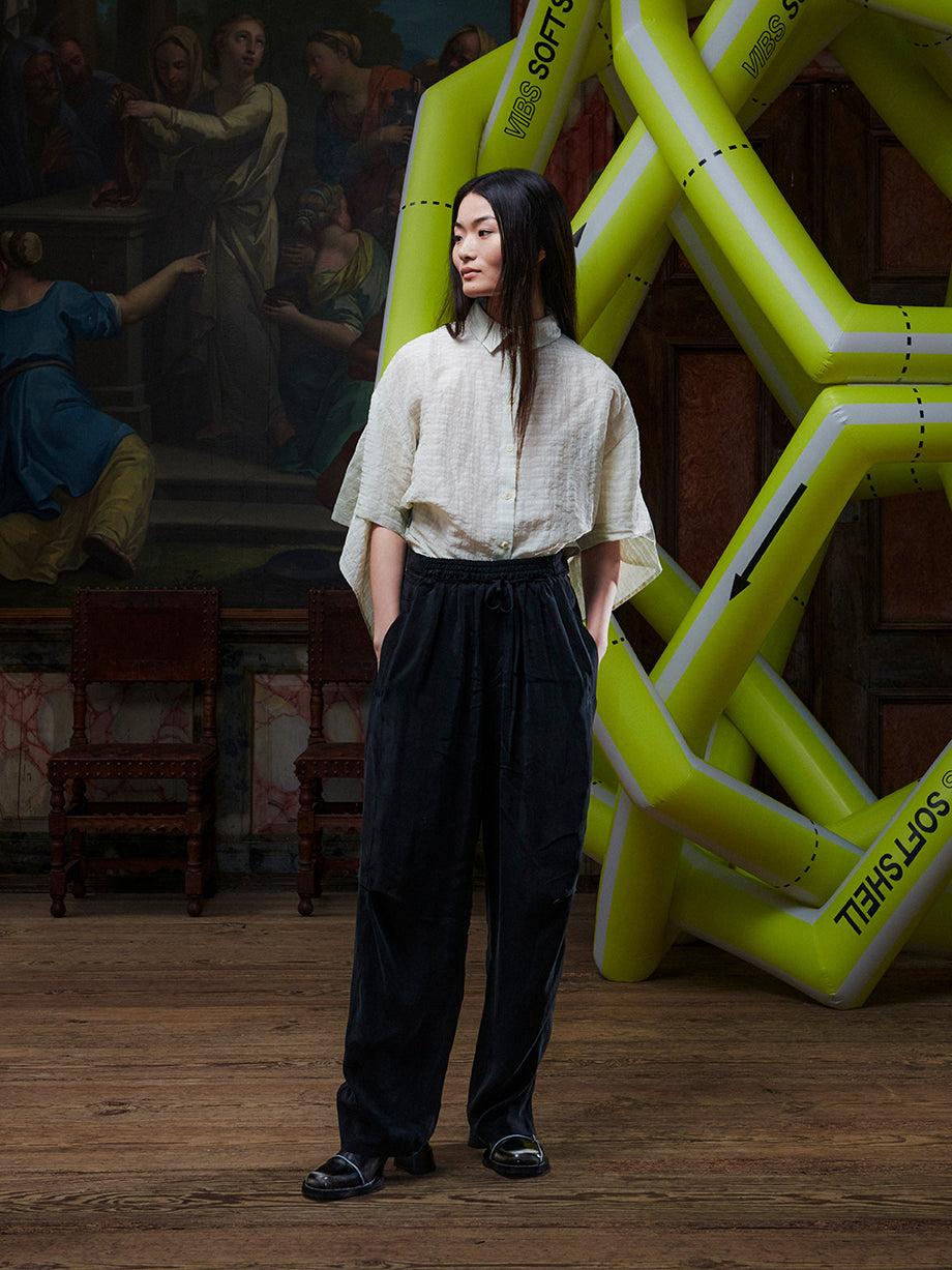 Drawstring Pants Black