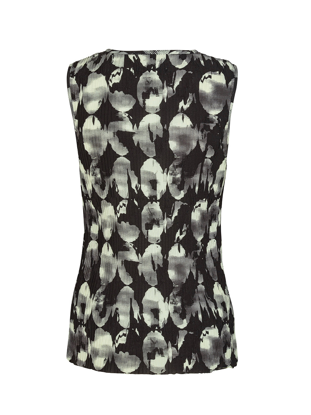 Sleeveless Plissé Top Bursting Eggs