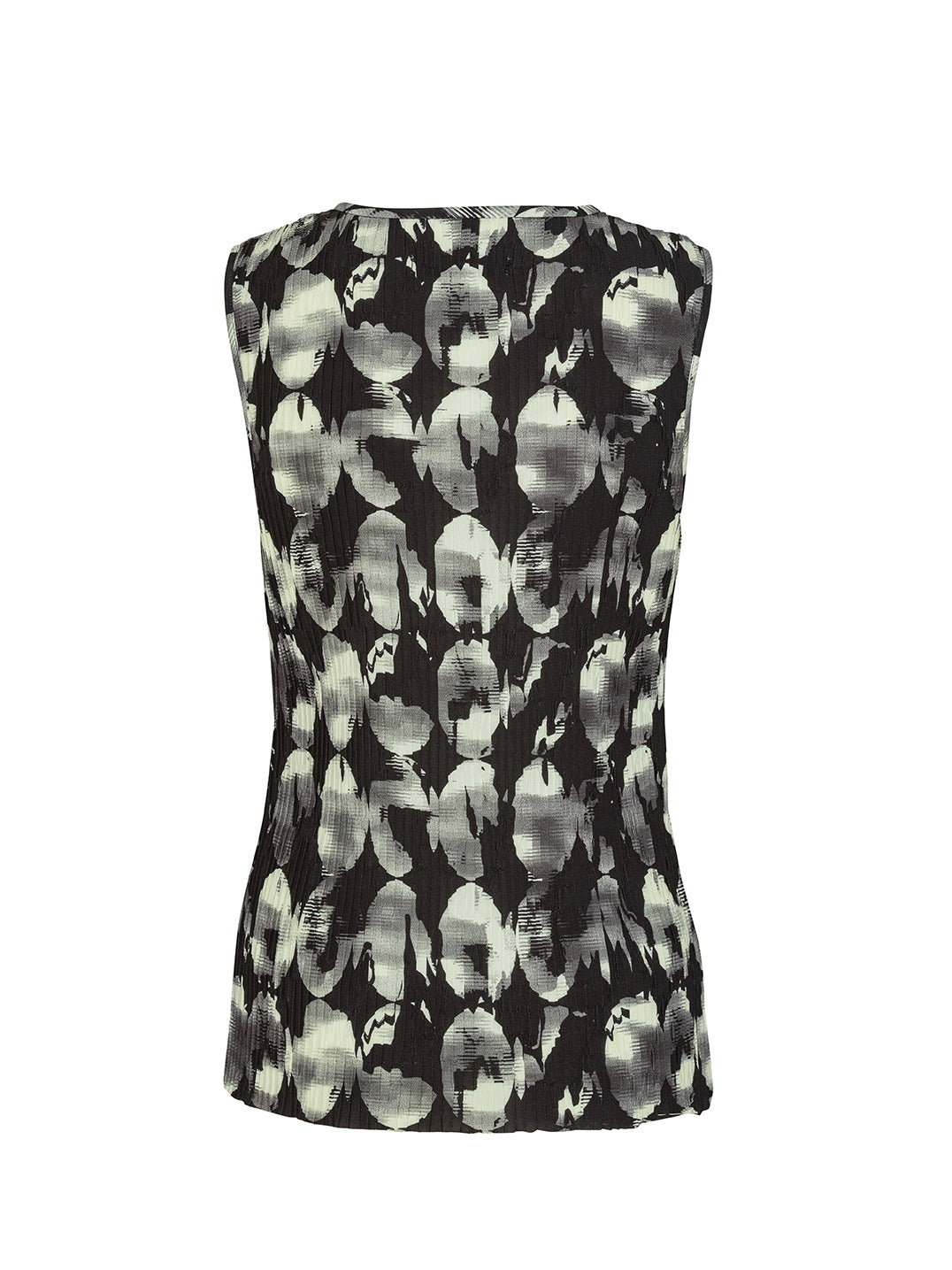 Sleeveless Plissé Top Bursting Eggs