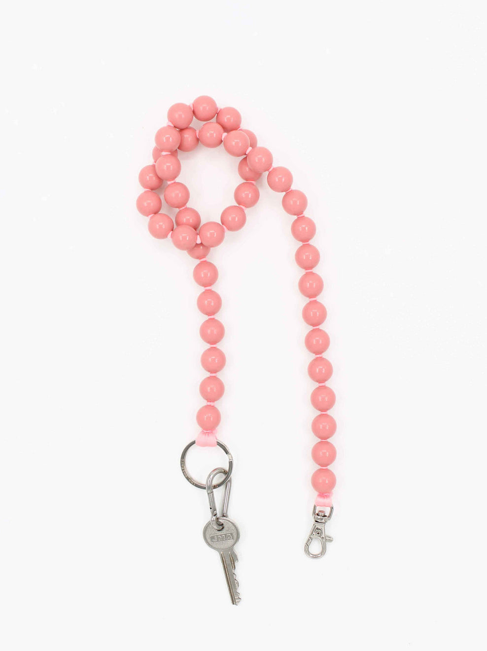 Big Pearl Keychain Long Blush