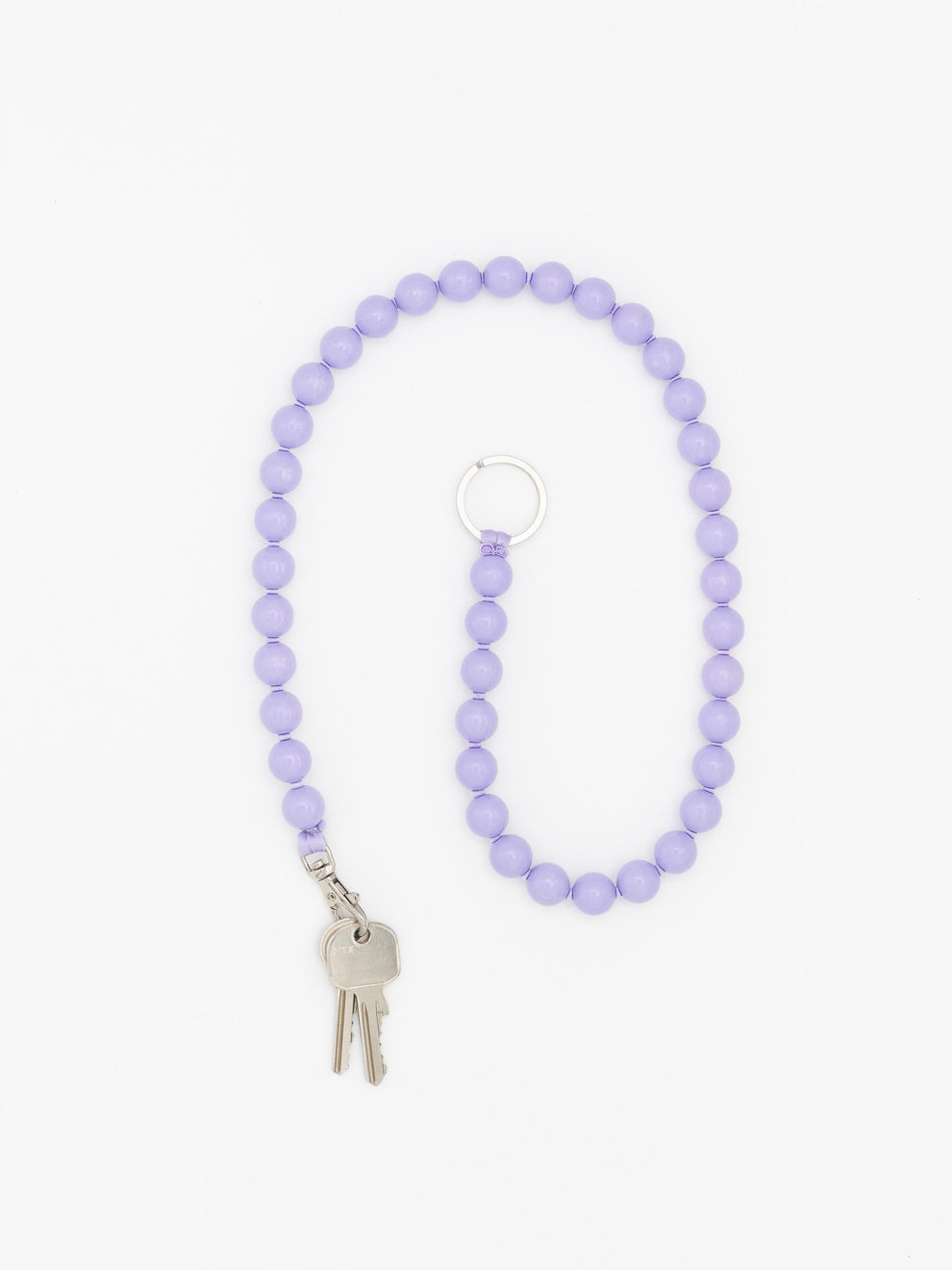 Big Pearl Keychain Long Lilac