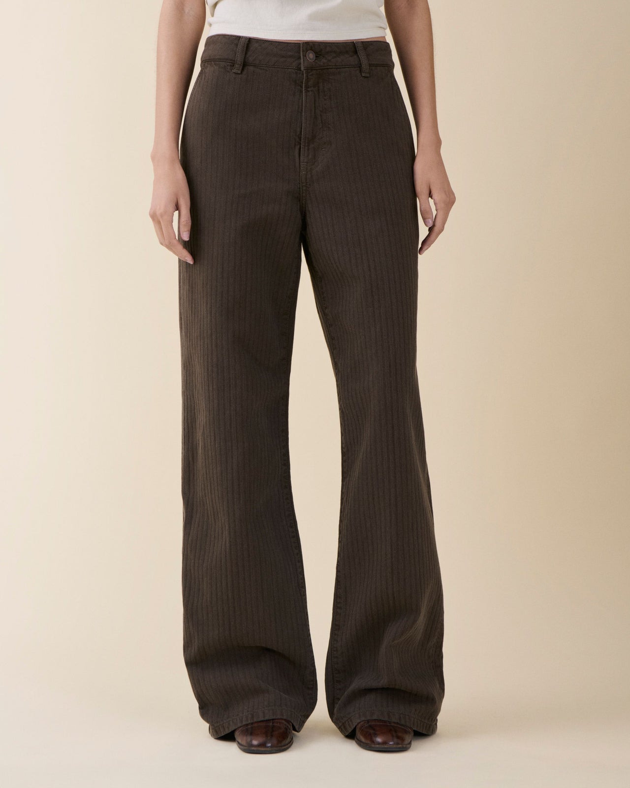 Belem Chino Brown Herringbone