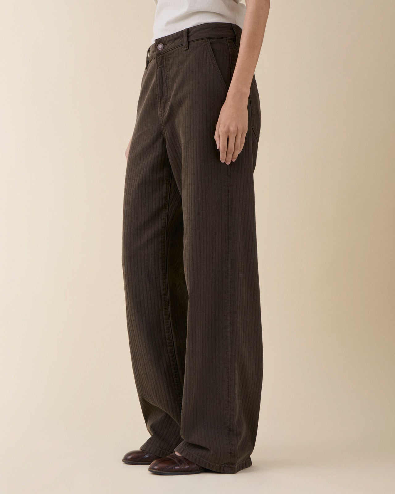 Belem Chino Brown Herringbone