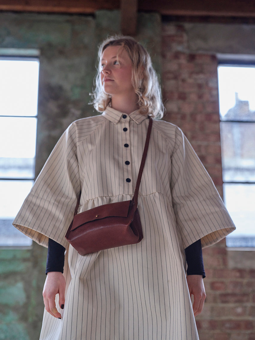 Pleat Bag Papaya