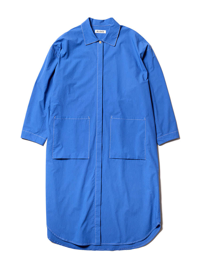 Journey Shirt Dress Cobalt Blue