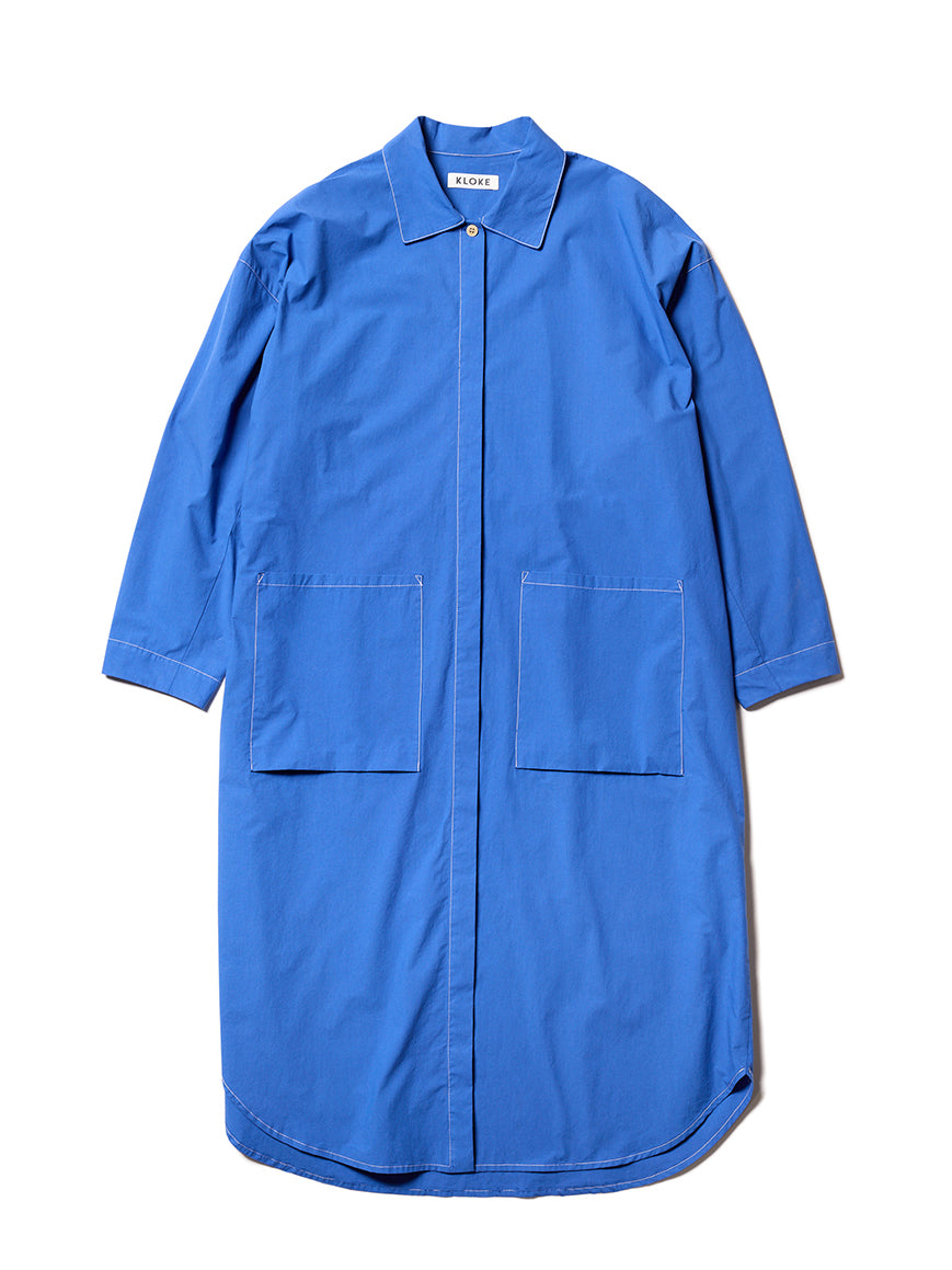 Journey Shirt Dress Cobalt Blue