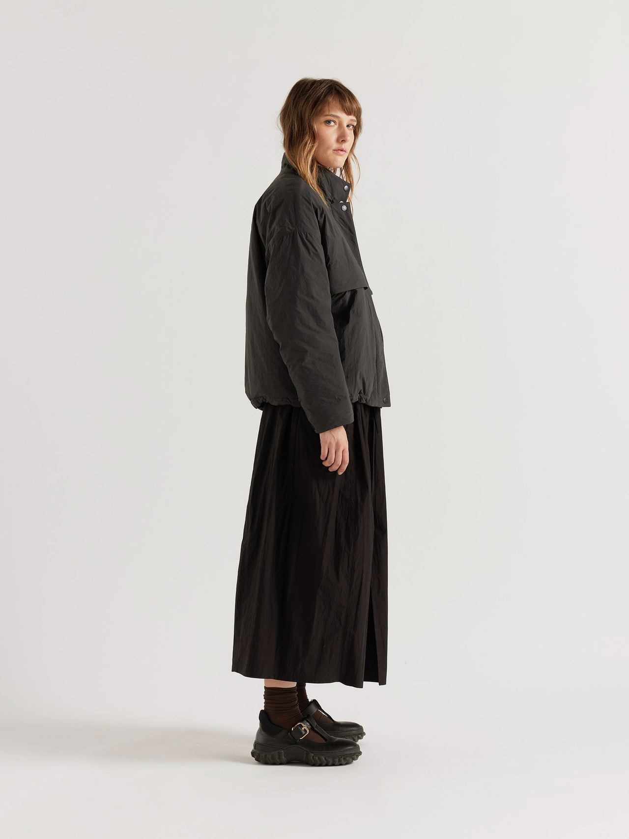 Surge Quilted Jacket Vintage Black