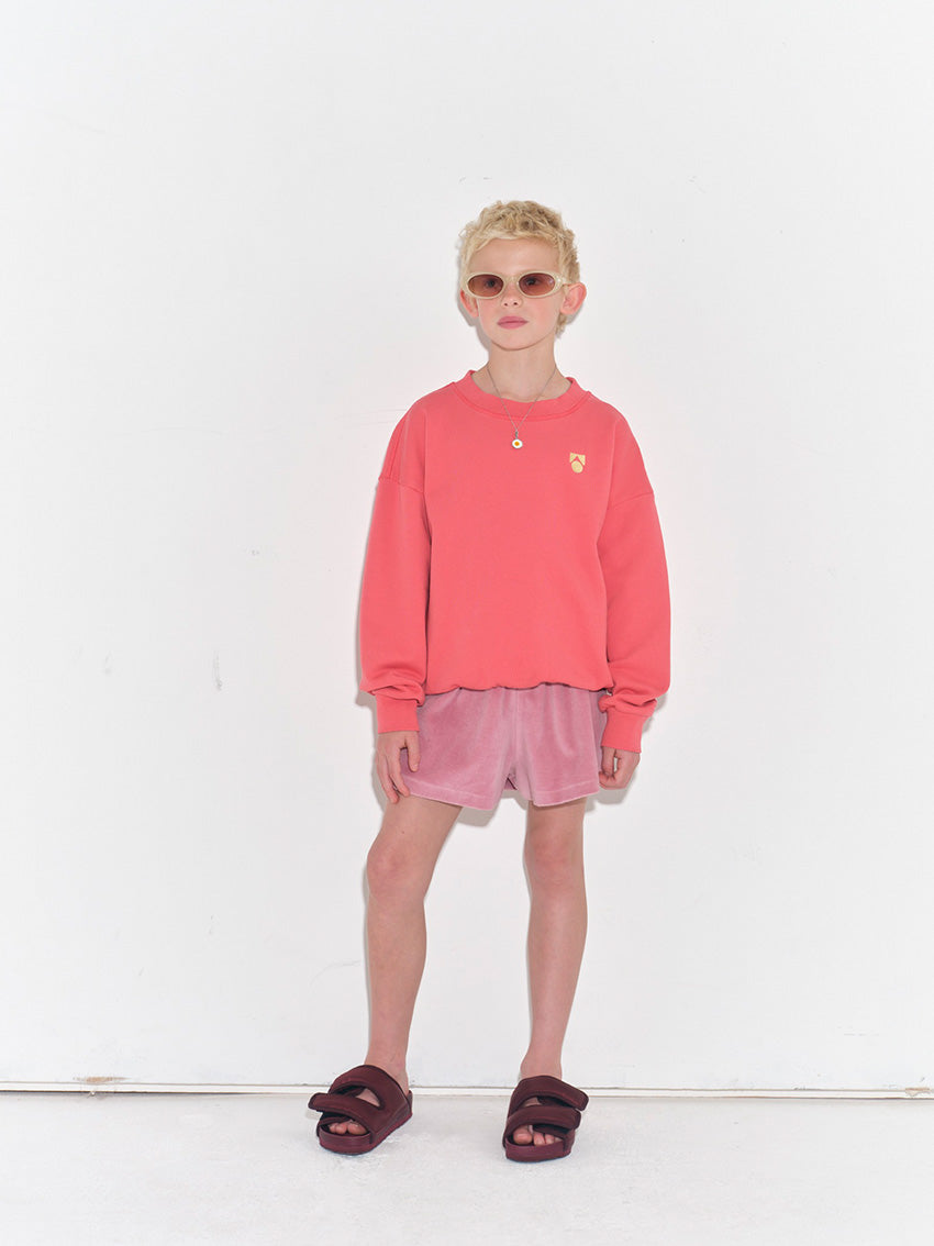 Track Short Velour Lilas