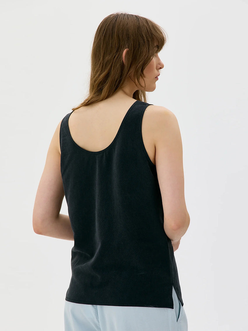 Sika Light Tencel Singlet Black