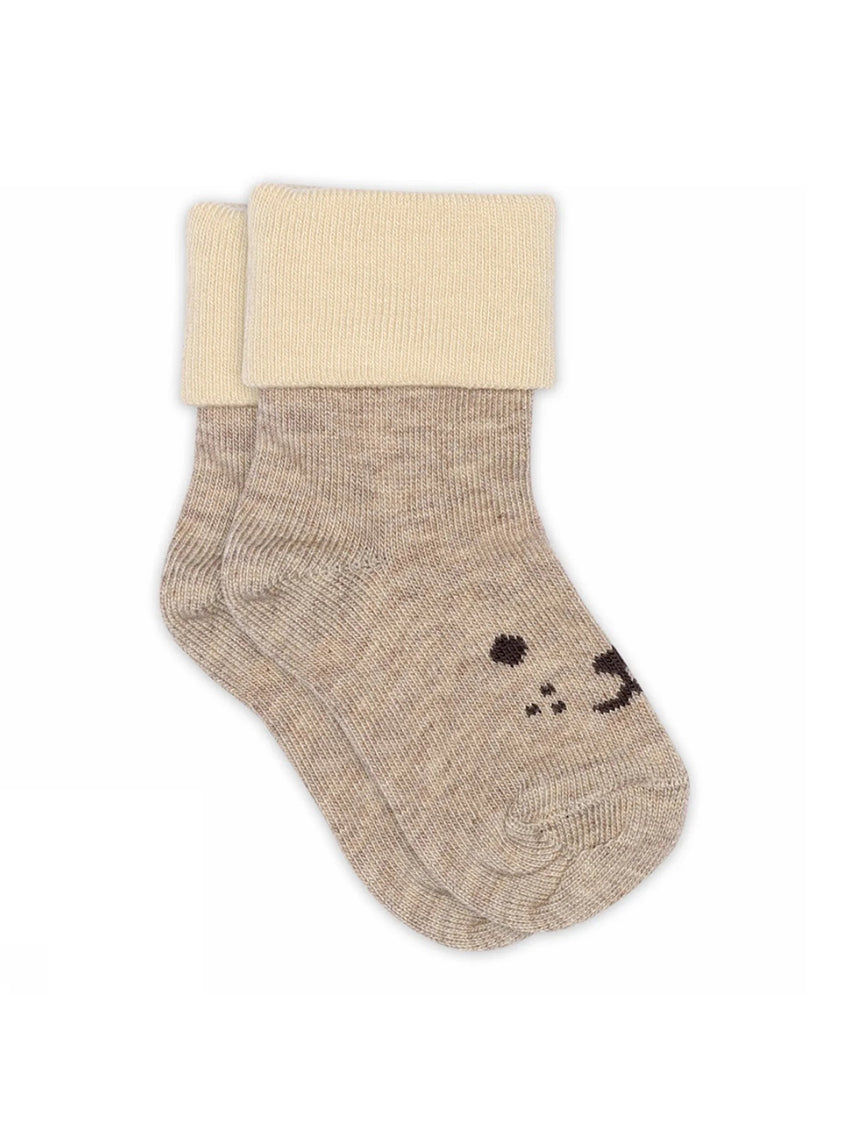 Anton Socks Light Brown Melange