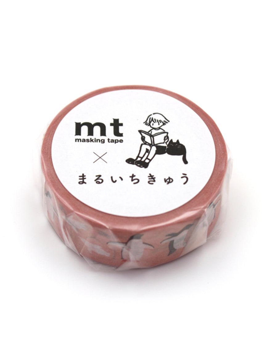 Washi Tape Layered Adelie Penguin