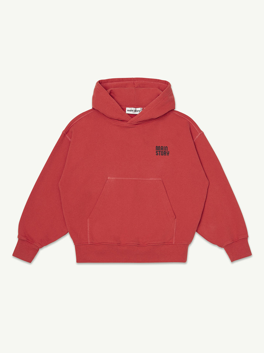 Hooded Sweatshirt Red Clay