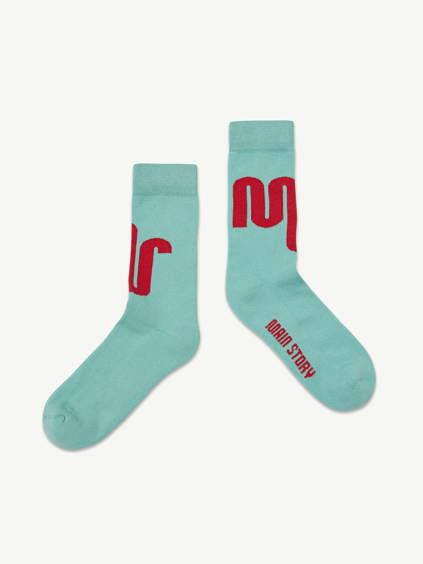 Socks Ocean Knit