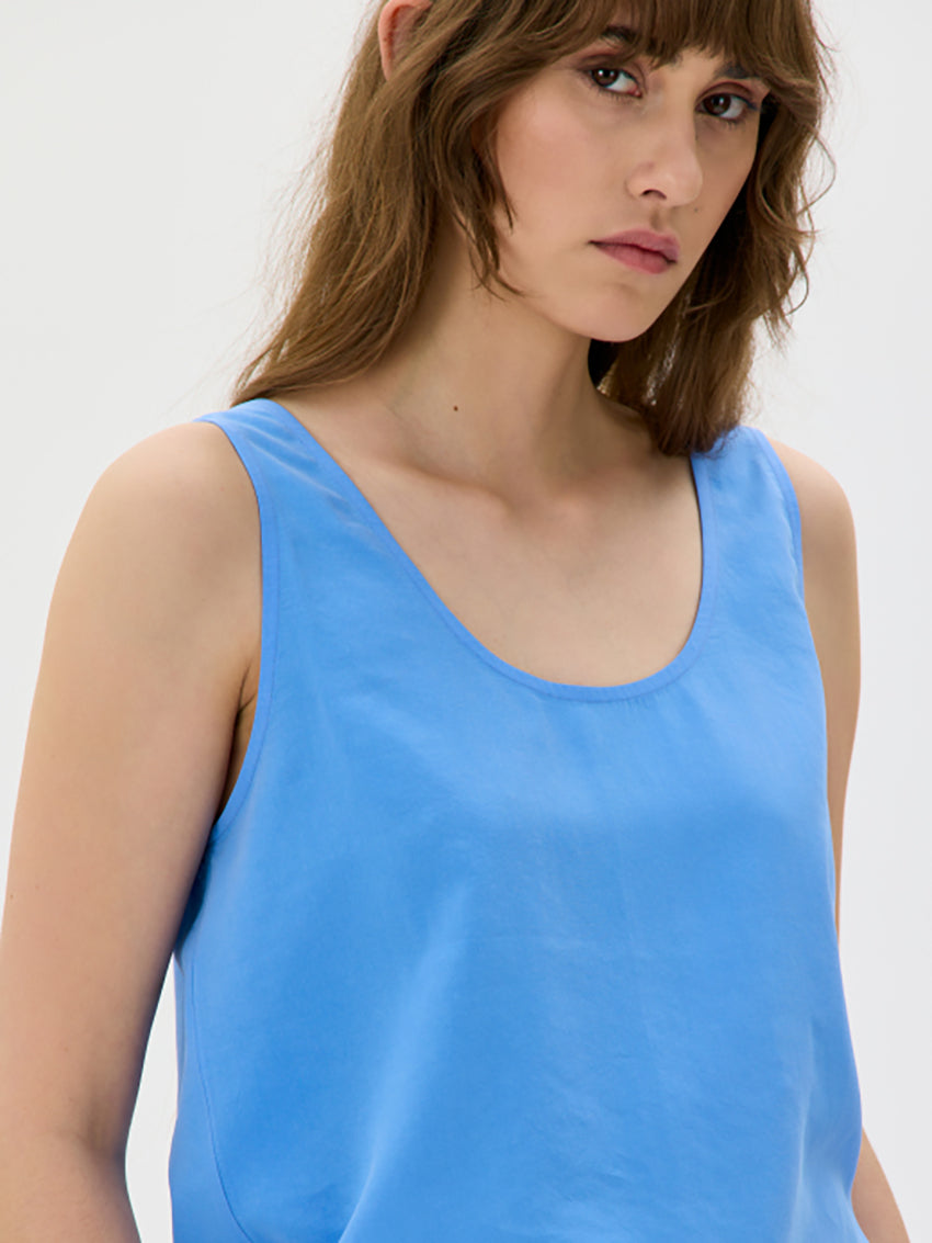 Sika Light Tencel Singlet Light Blue