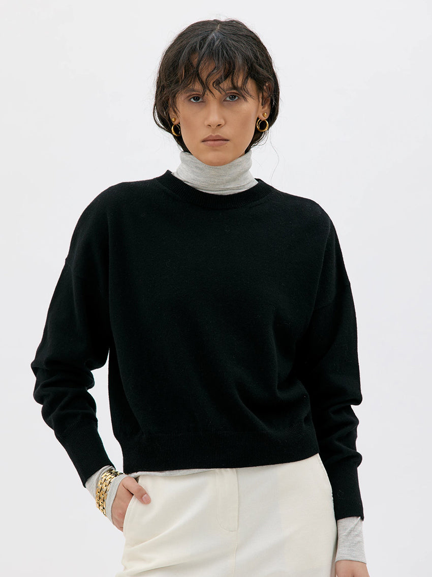 Ior Cashmere Wool Sweater Black