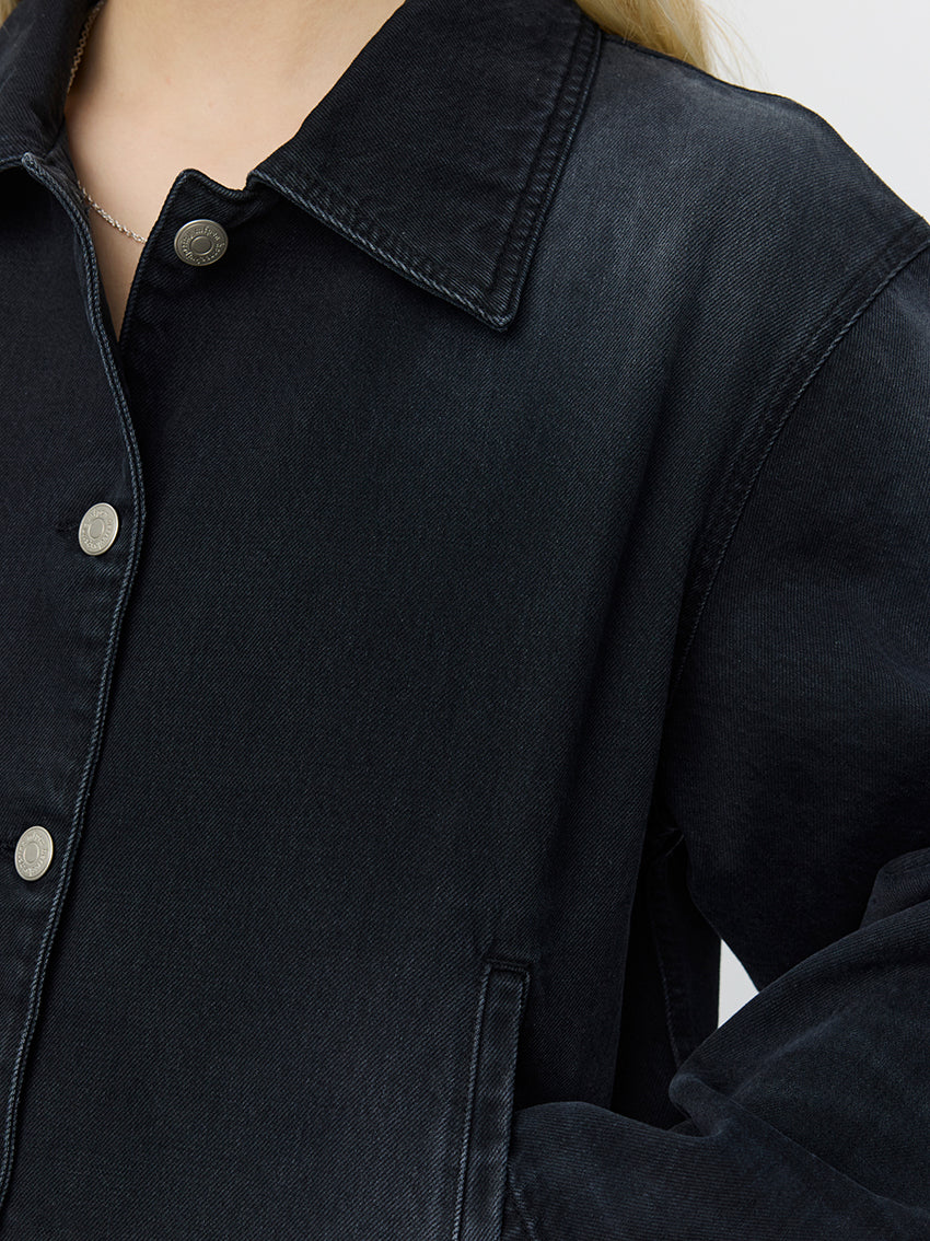 Decorator Denim Jacket Rinsed Black