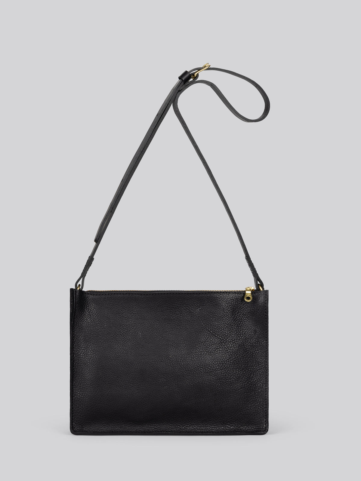 Kite Leather Bag Grainy Black