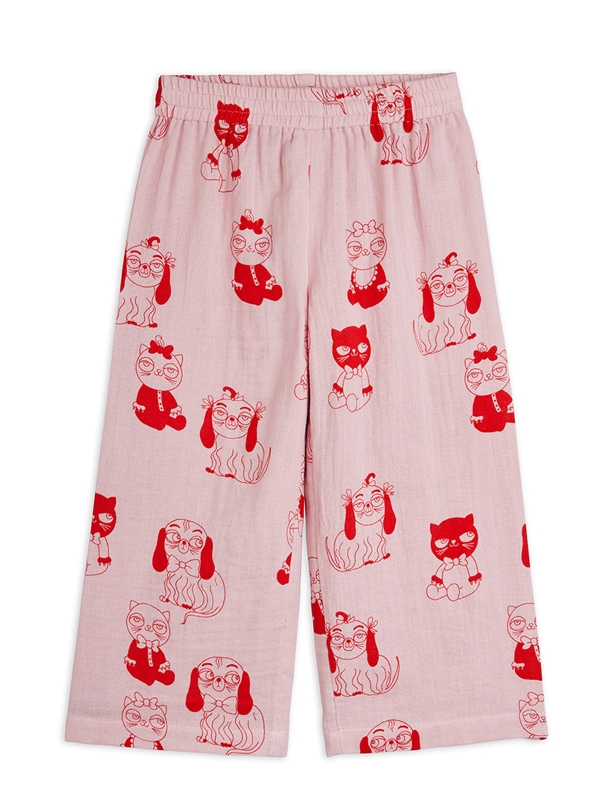 Minibabies AOP Woven Trousers Pink