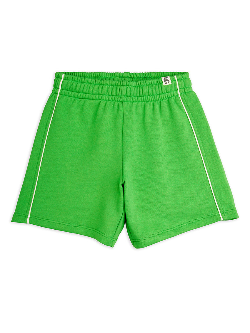 Plain Piping Sweatshorts Green