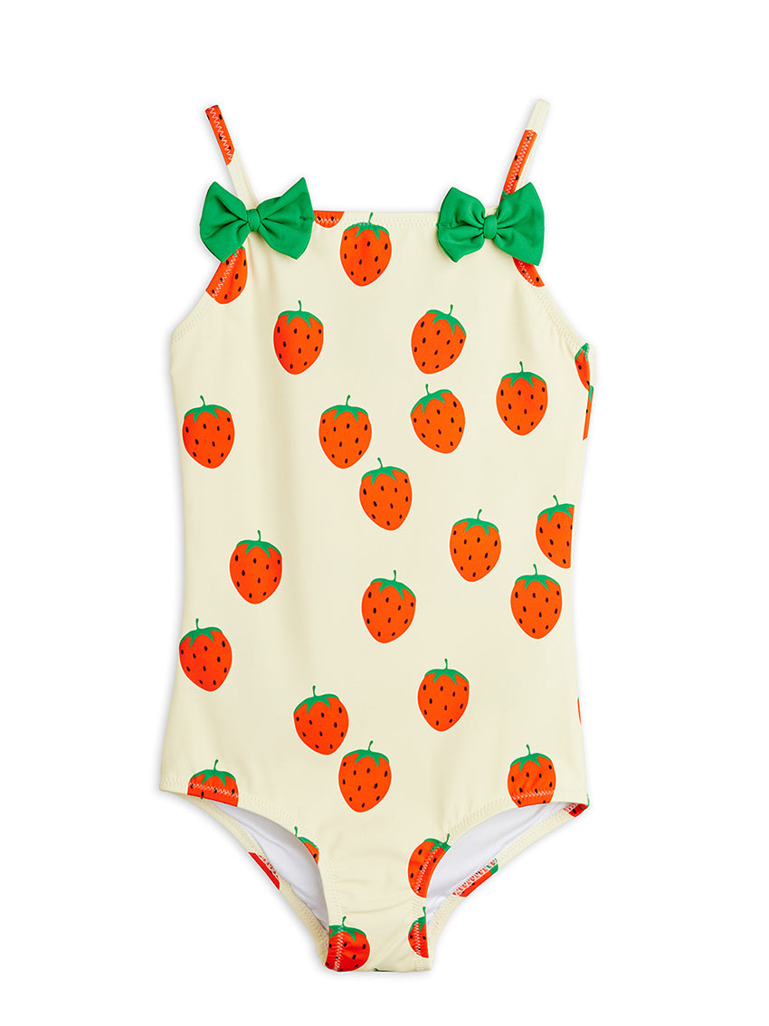Strawberries AOP Swimsuit Offwhite