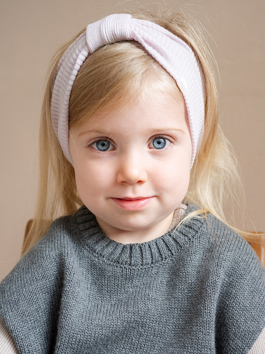 Alba Wool Rib Hairband Peony