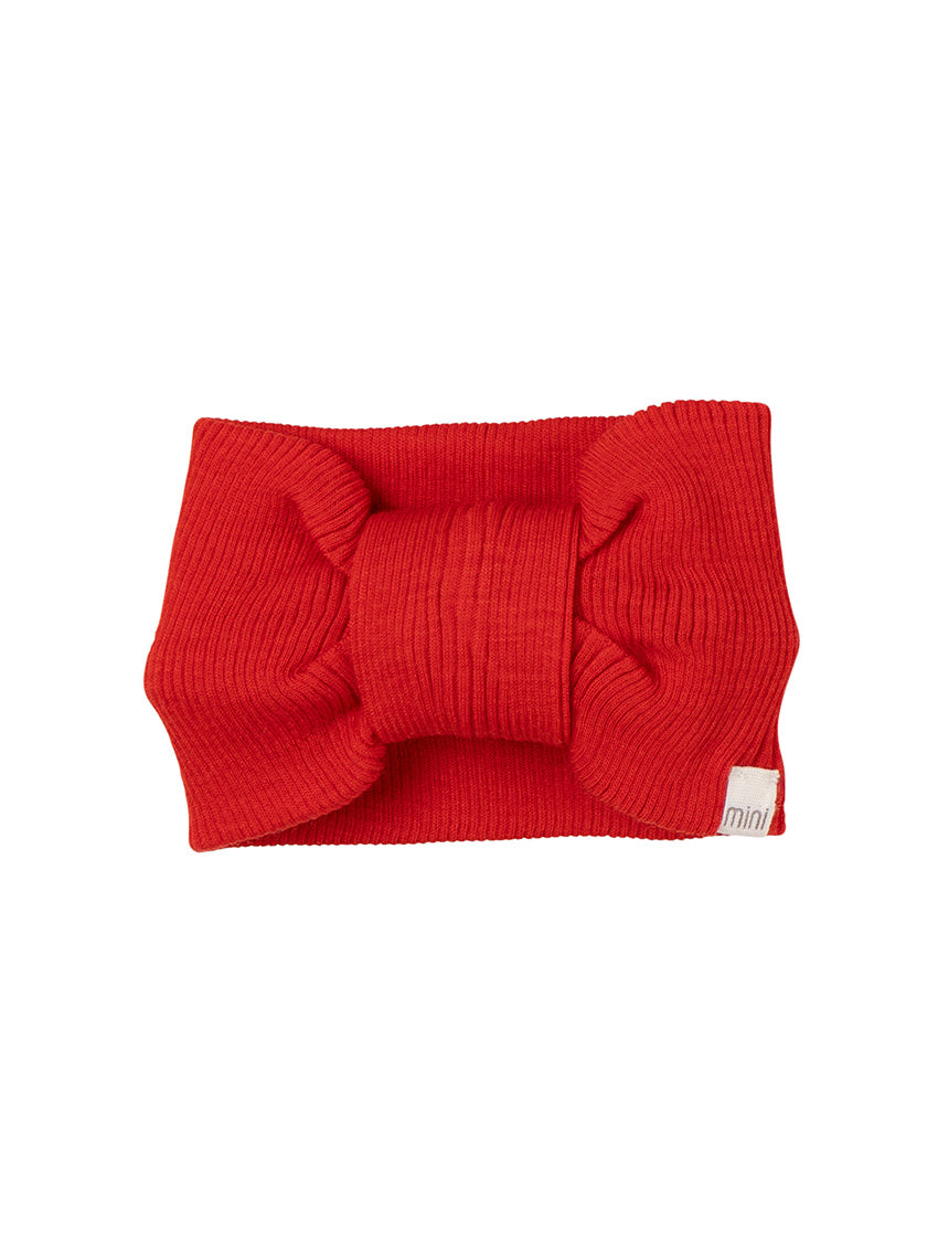 Alba Wool Rib Hairband Red