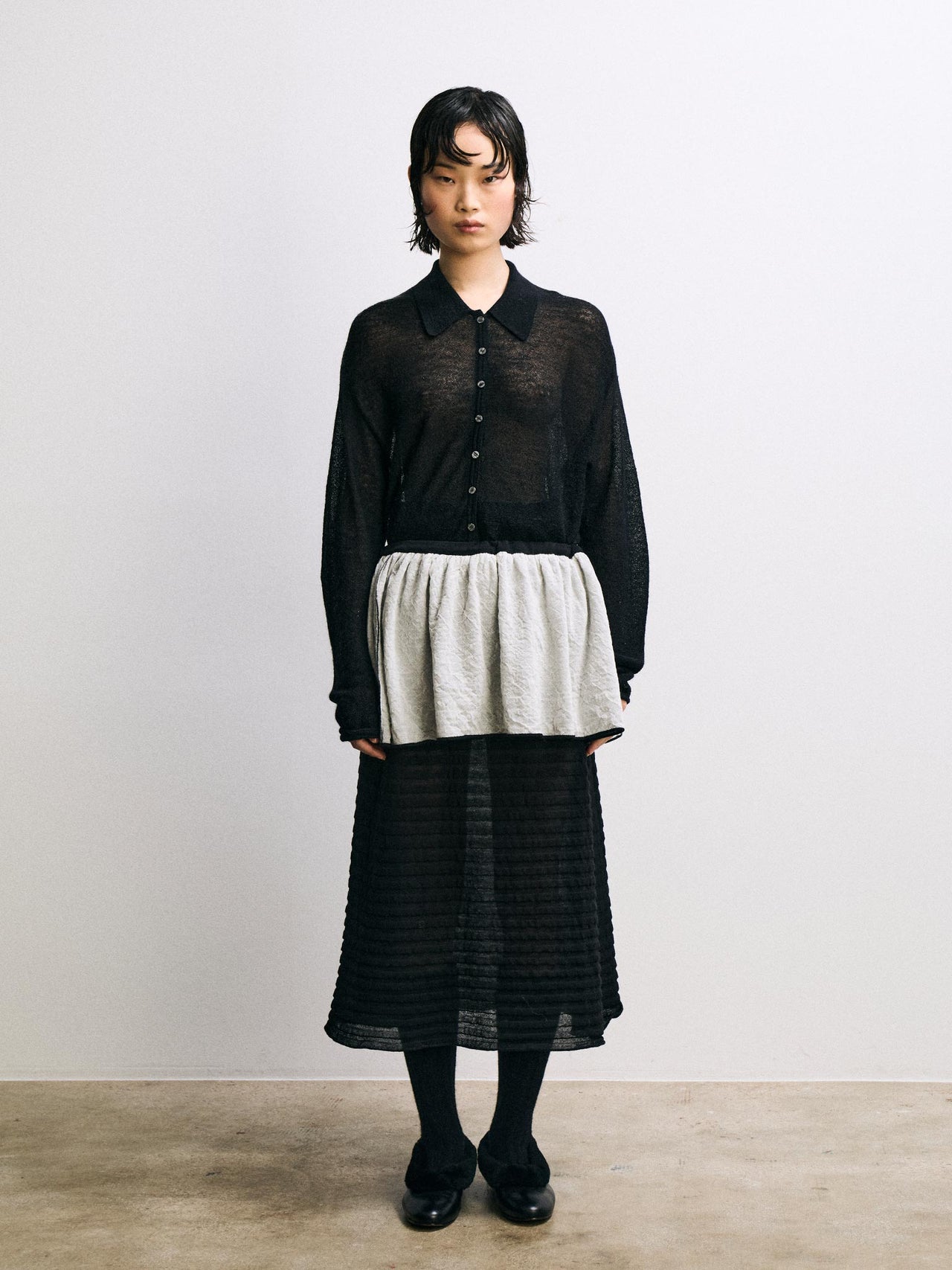 Bikou Polo Sweater Black