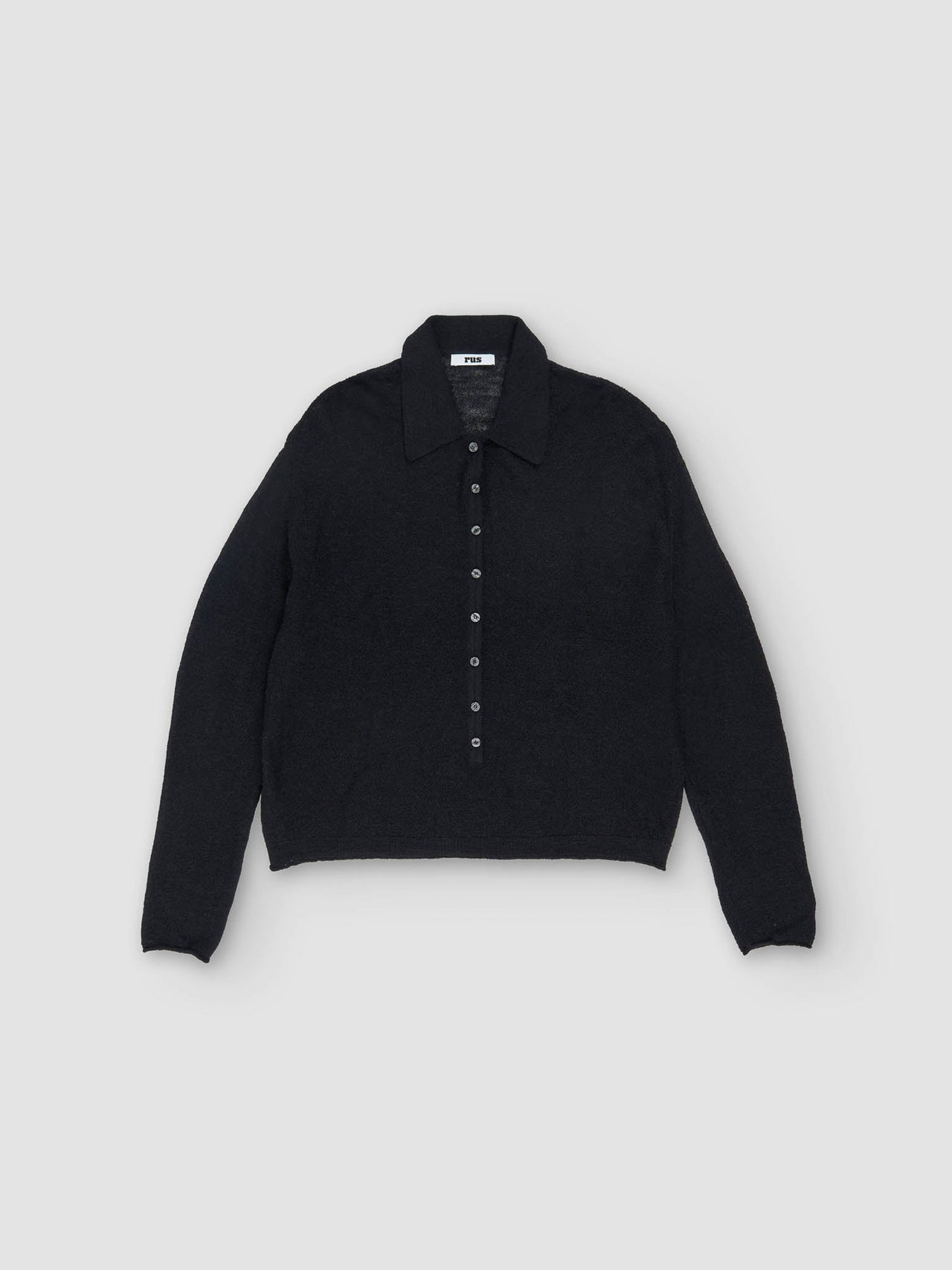 Bikou Polo Sweater Black