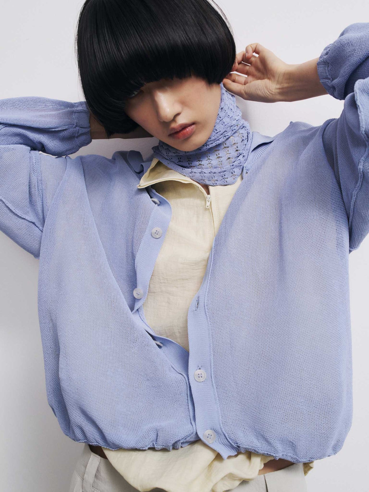 Hoshi Scarf Salvia Blue