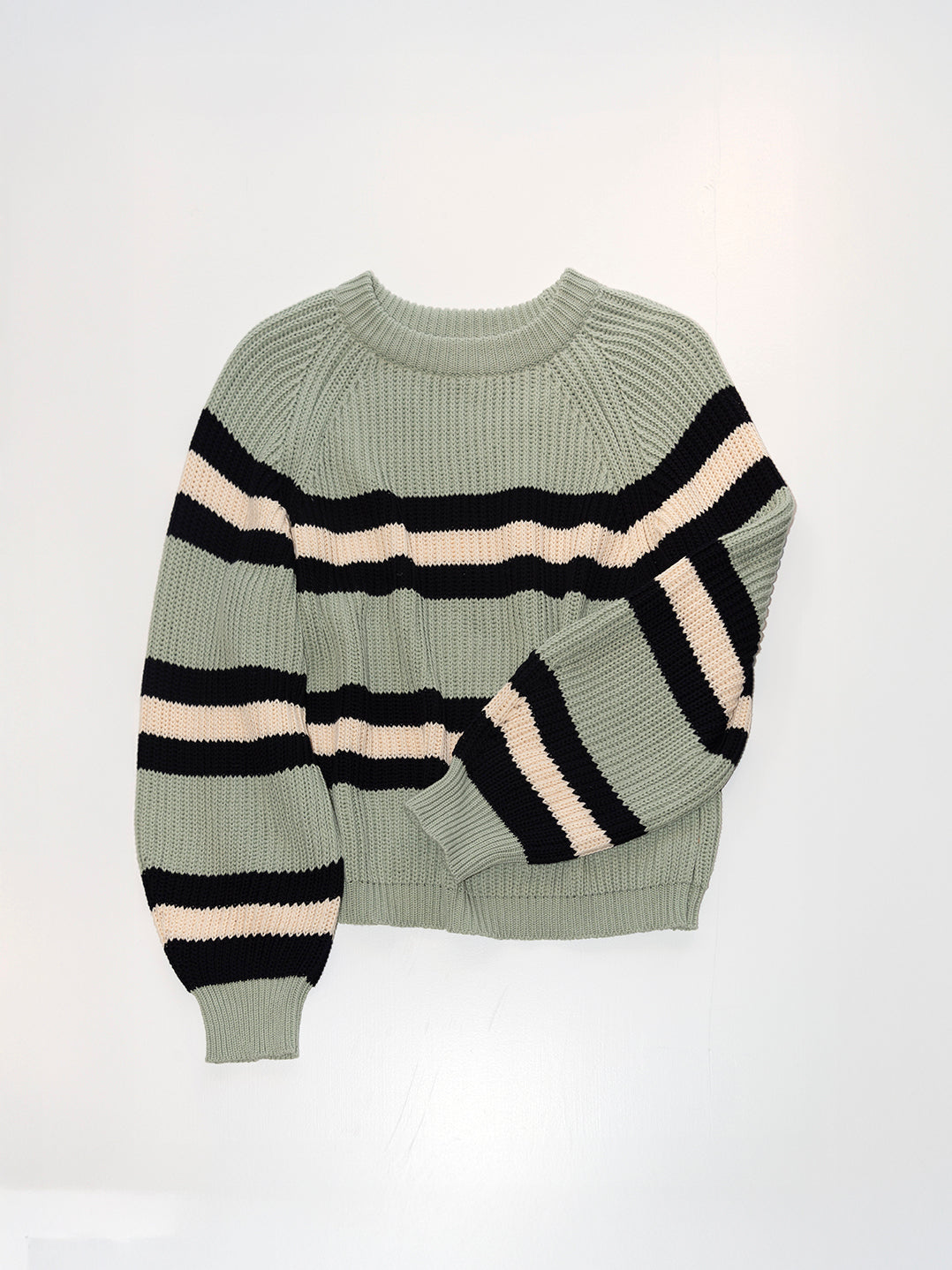 Sporty Sweater Salvia/ Navy-Meringa