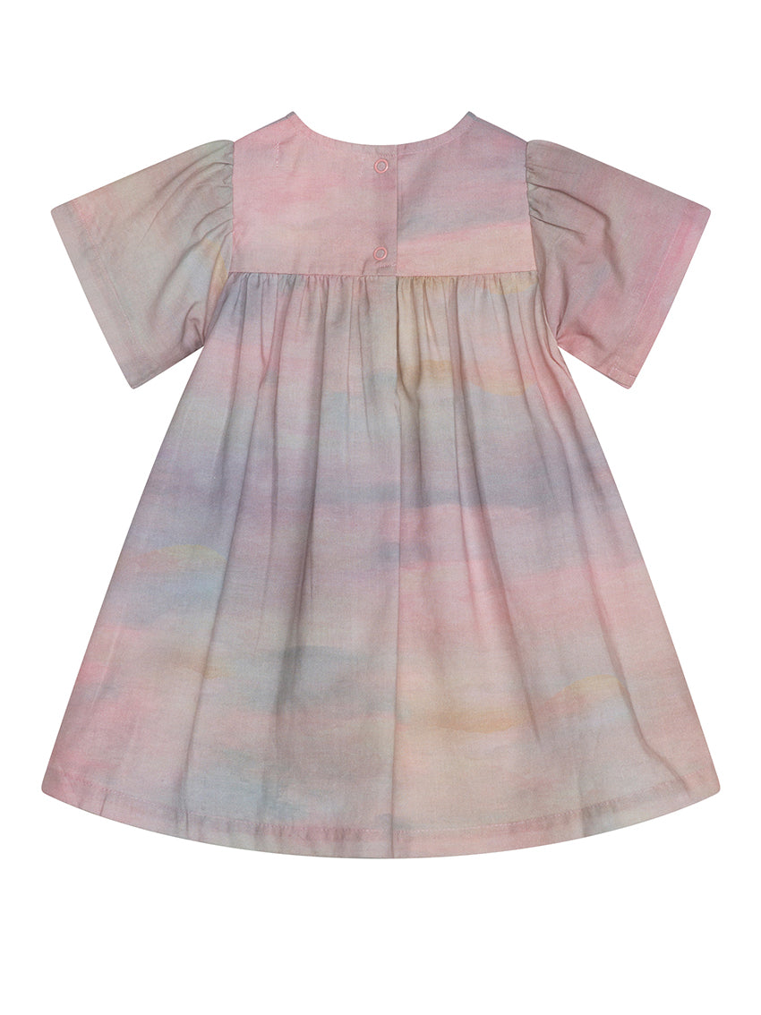 Baby Flair Dress Dawn Light Woven